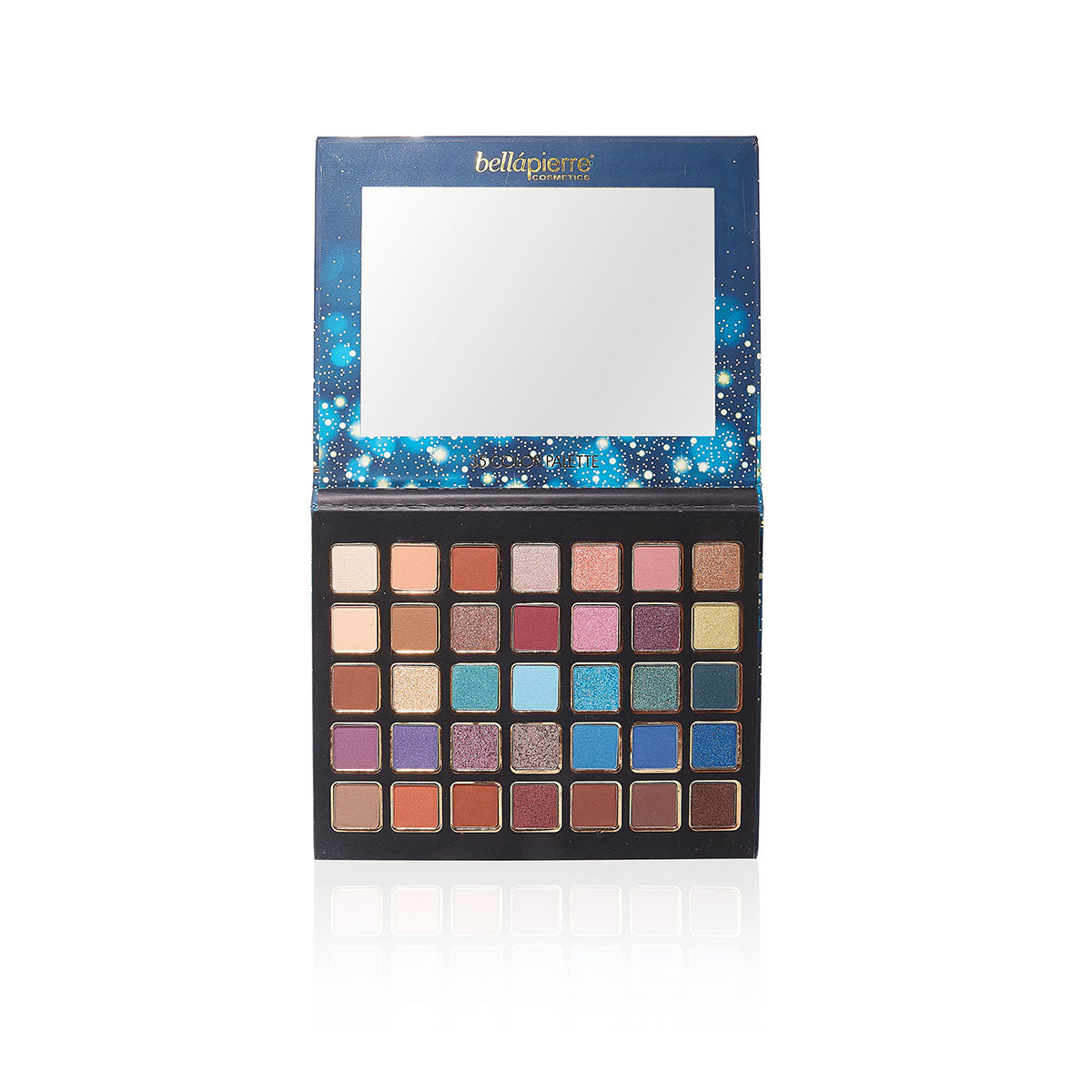 bellapierre 35 Color Eyeshadow Palette. Mineral-Based & Light-Weight Formula. Non-Toxic & Paraben Free. TrueSkinity