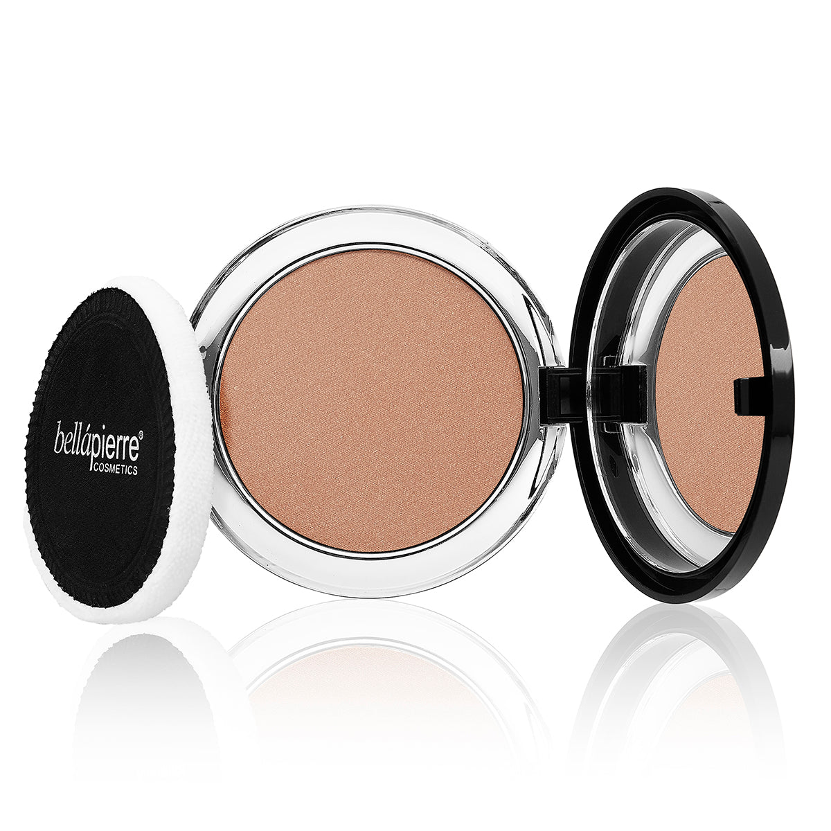 bellapierre Compact Mineral Bronzer. Award-winning, silky-smooth powder formula. Non-comedogenic, talc and paraben free. Natural & Vegan. TrueSkinity