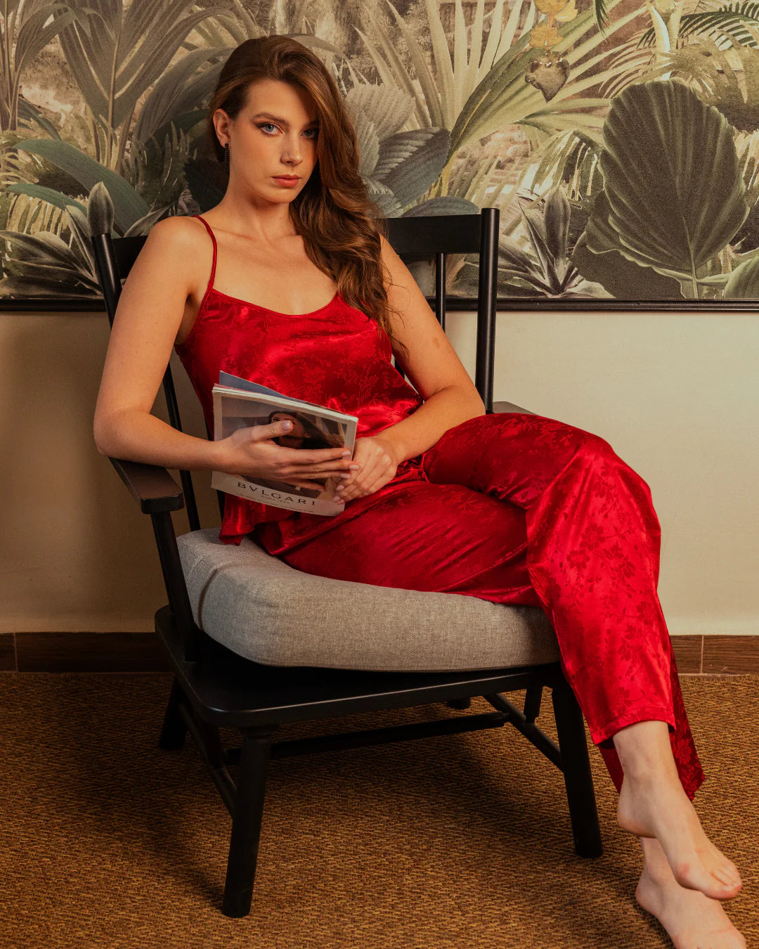 Women's satin pajamas - Elsey & Essie