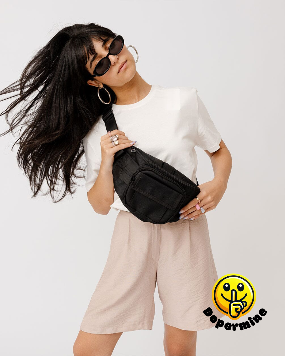 Black Crossbody Bag - Dopermine