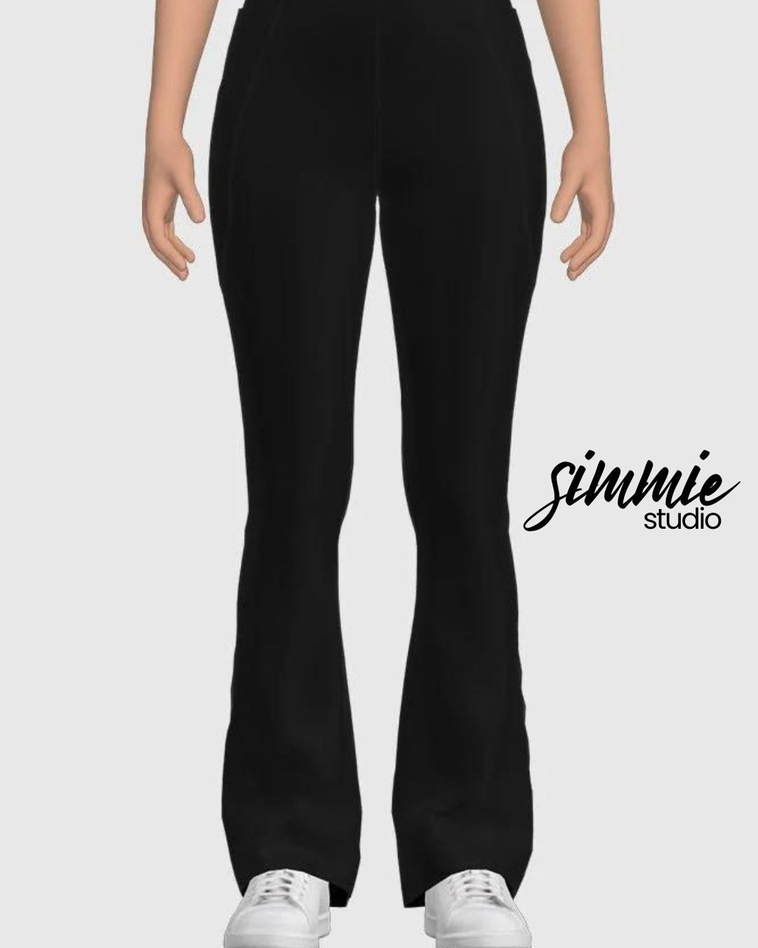 Black Yoga Flare Pants