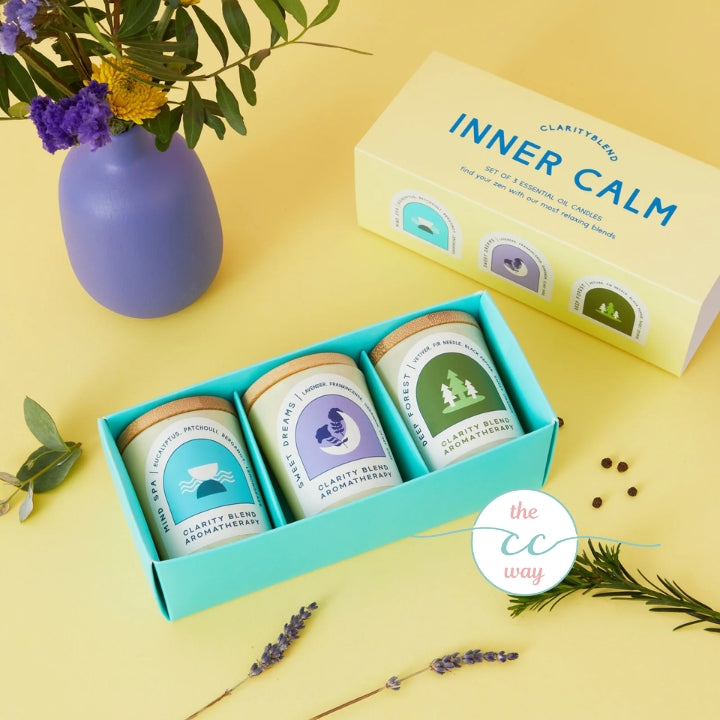 Set of 3 aromatherapy candles - The CC Way