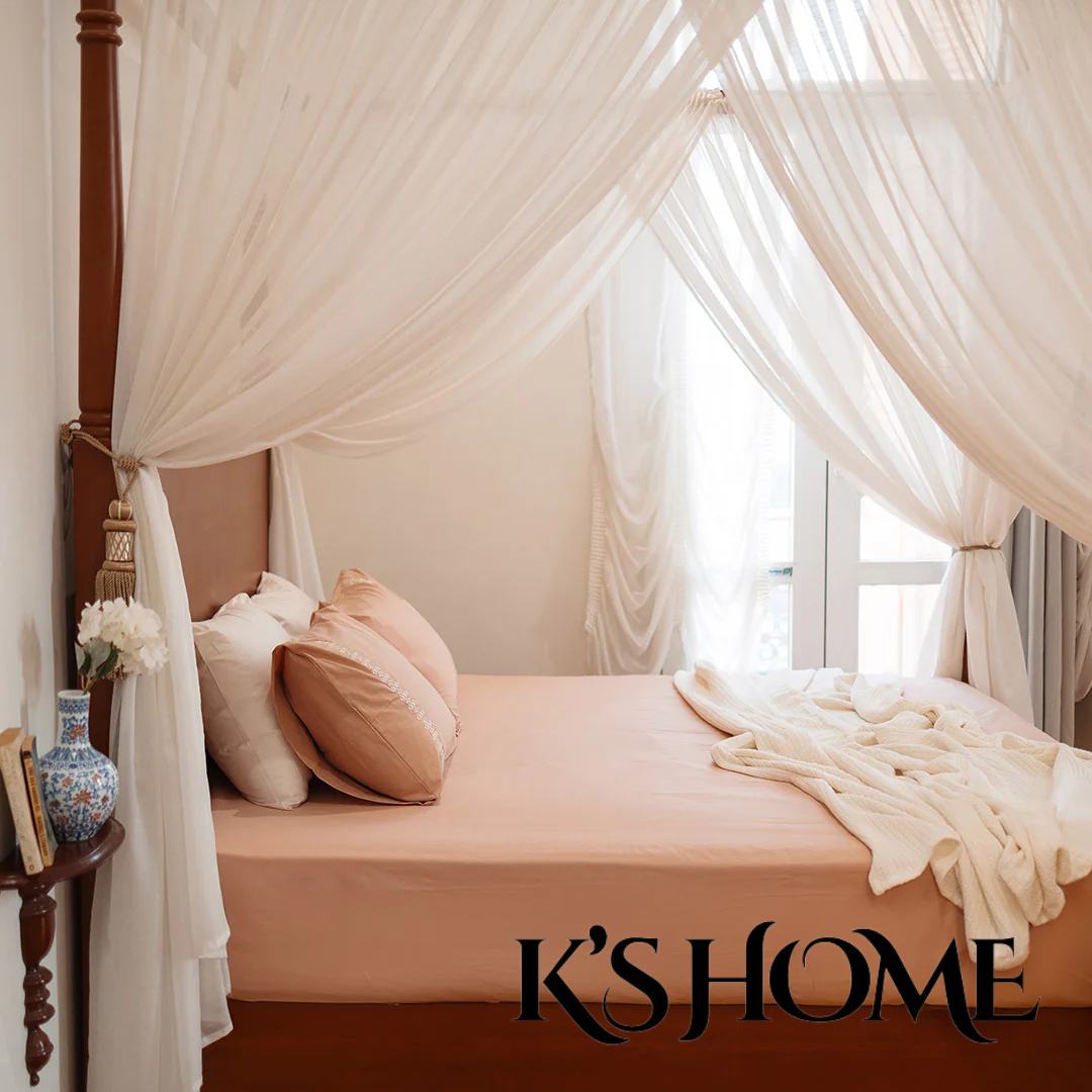 Lace bridal embroidered bedsheet - K’s Home