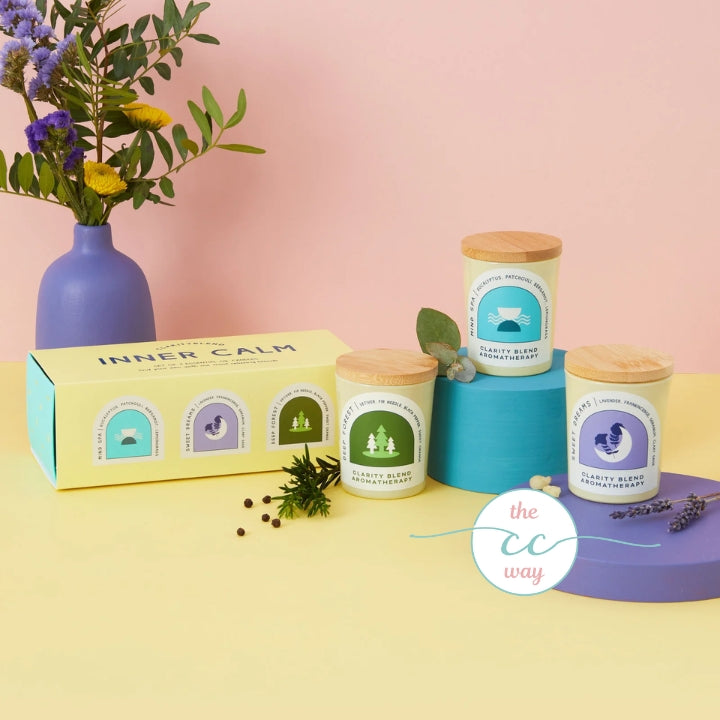 Set of 3 aromatherapy candles - The CC Way