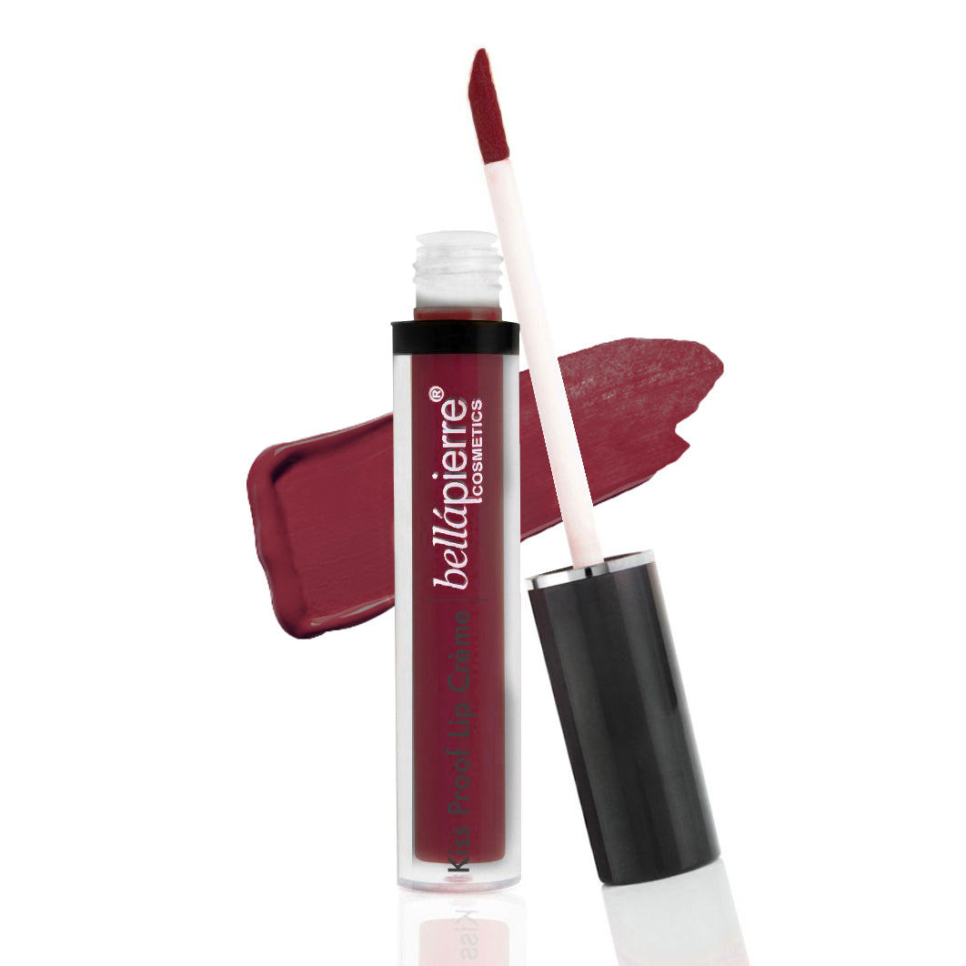 bellapierre Kiss Proof Lip Crème. Full Coverage and Long-Lasting Liquid Lipstick. Non-Toxic and Paraben Free. TrueSkinity