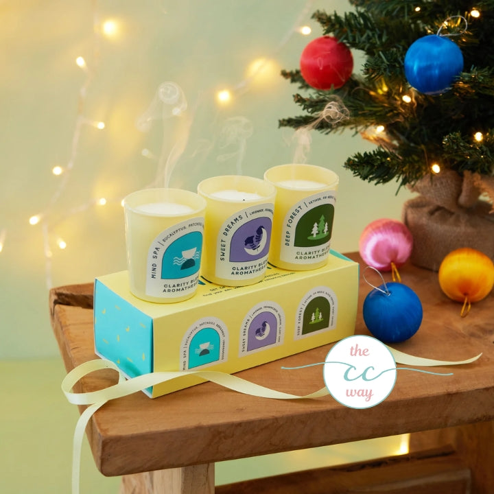 Set of 3 aromatherapy candles - The CC Way