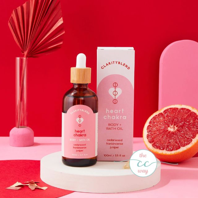 Heart Chakra Body & Bath Oil - The CC Way