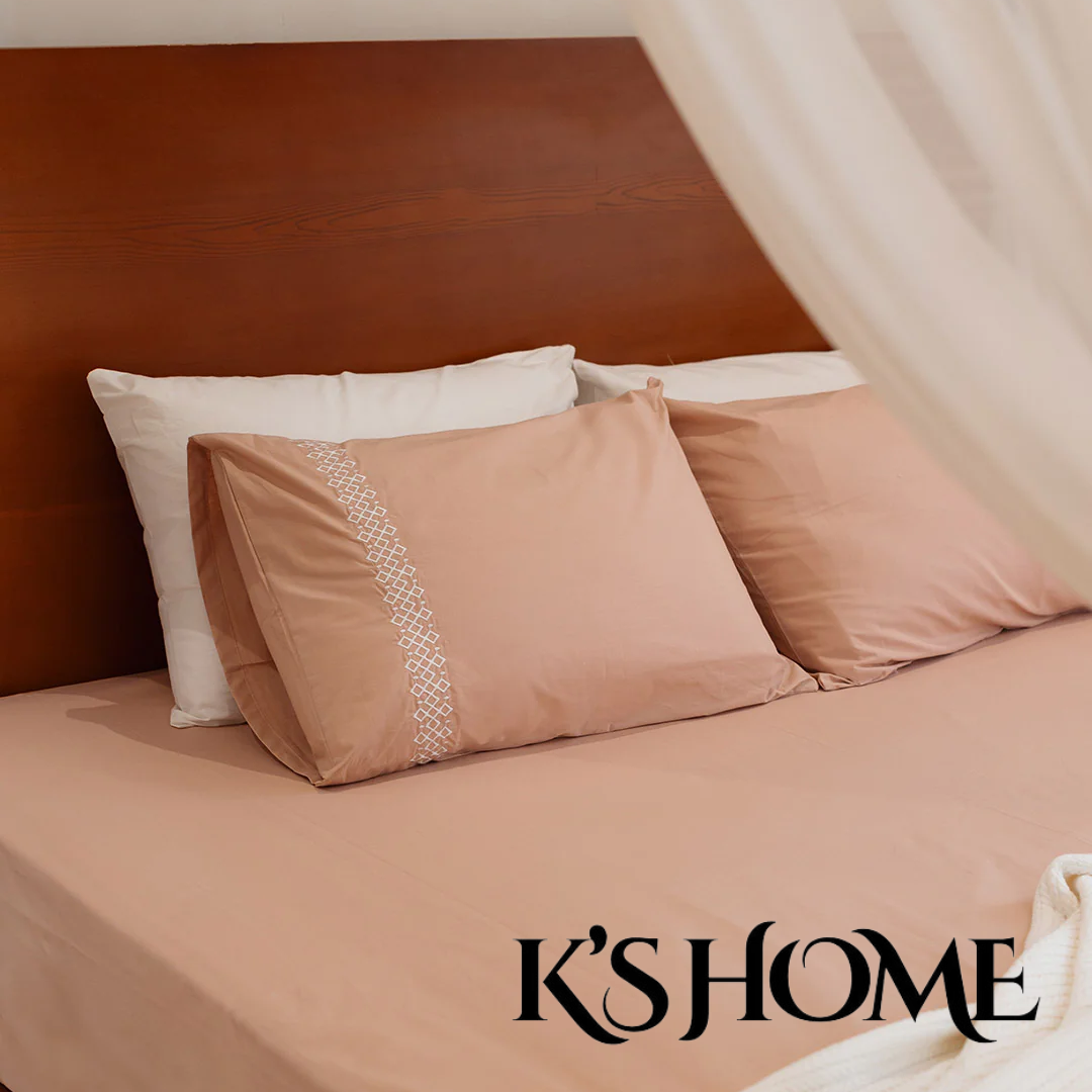 Lace bridal embroidered bedsheet - K’s Home
