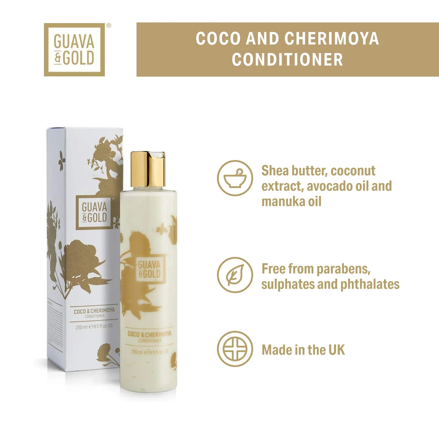 Coco & Cherimoya Conditioner - 250ml - True Skinity