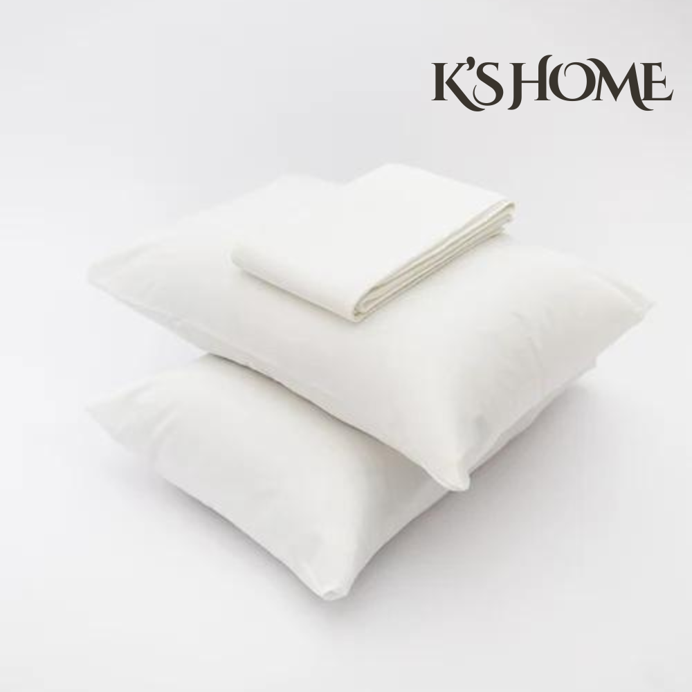 White Sateen Bedsheet - K’s Home