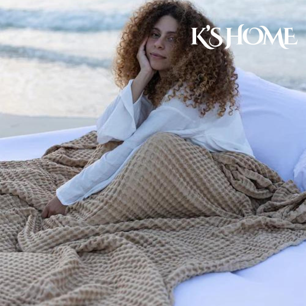 Waffle Coverlet - K’s Home