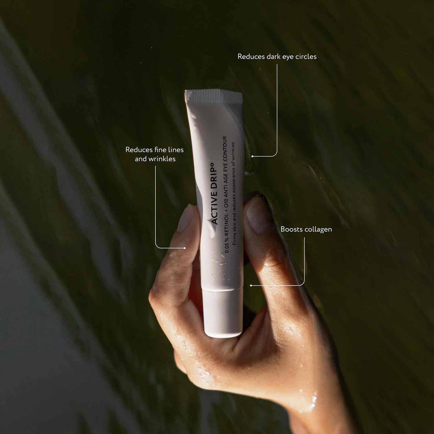 Active Drip 0.05 % RETINOL + Q10 ANTI AGE EYE CONTOUR 15ML - Curated by Ken