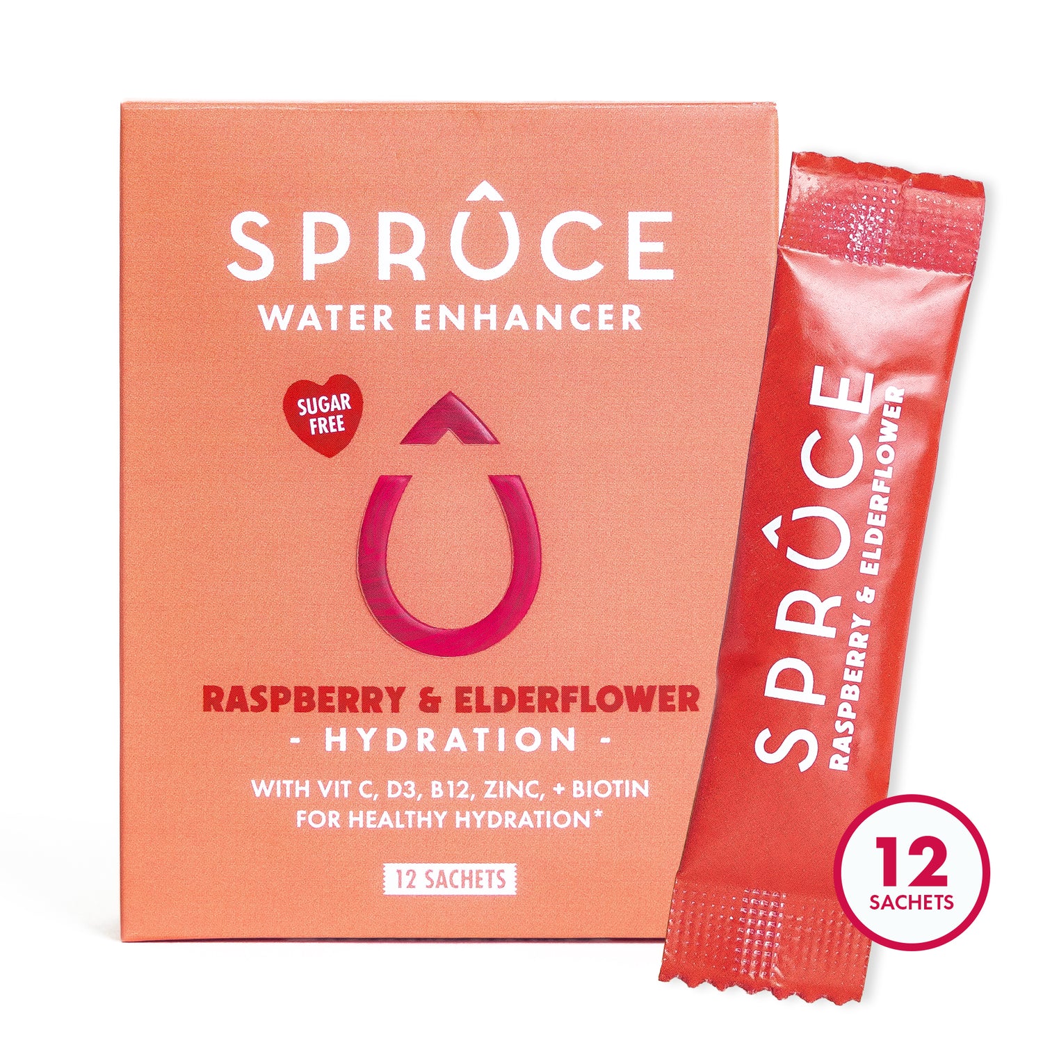 Spruce water enhancer - 12 servings - Natural Sugar Free with 8 Essential Vitamins and minerals - Available in 4 Flavors - enara wellness