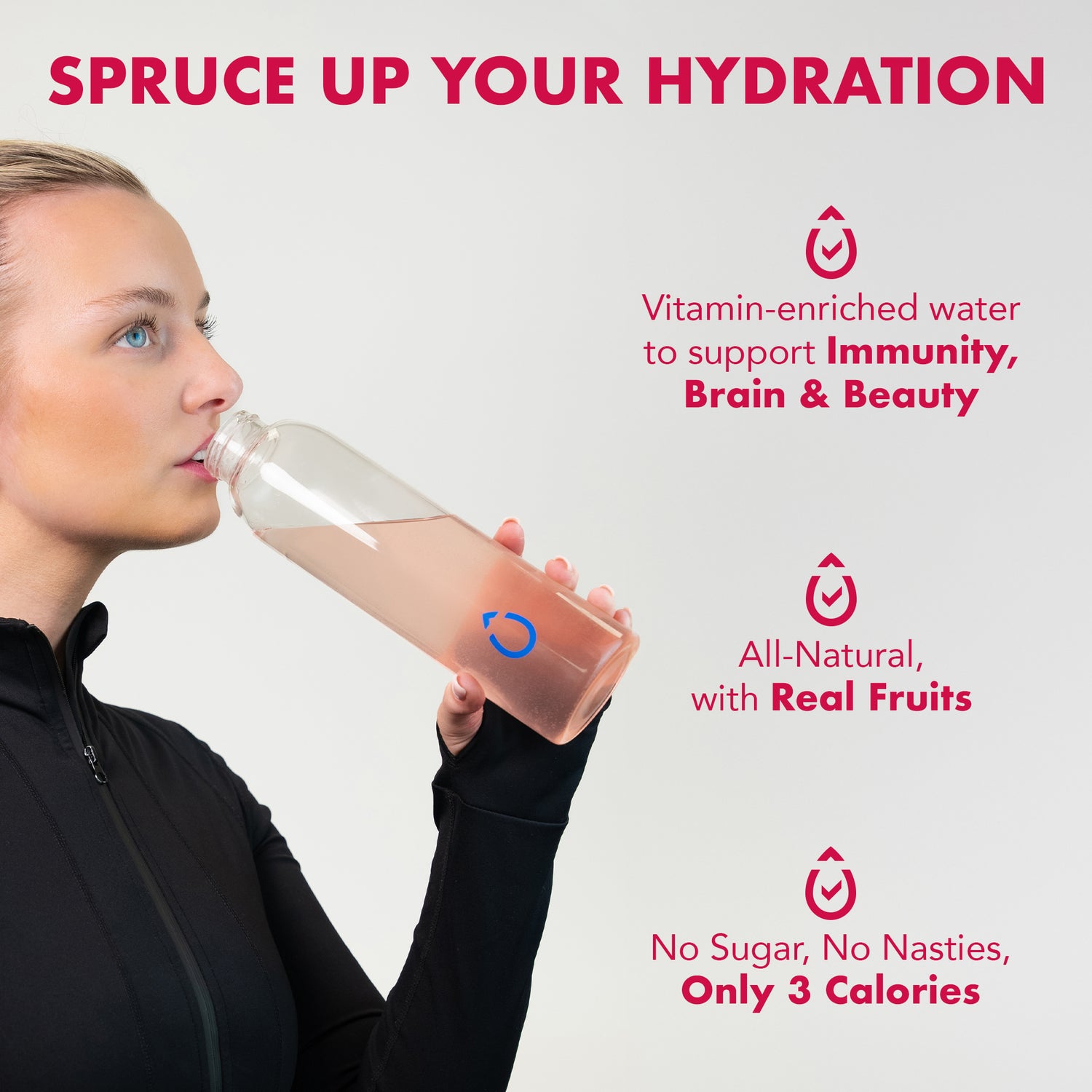 Spruce water enhancer - 12 servings - Natural Sugar Free with 8 Essential Vitamins and minerals - Available in 4 Flavors - enara wellness