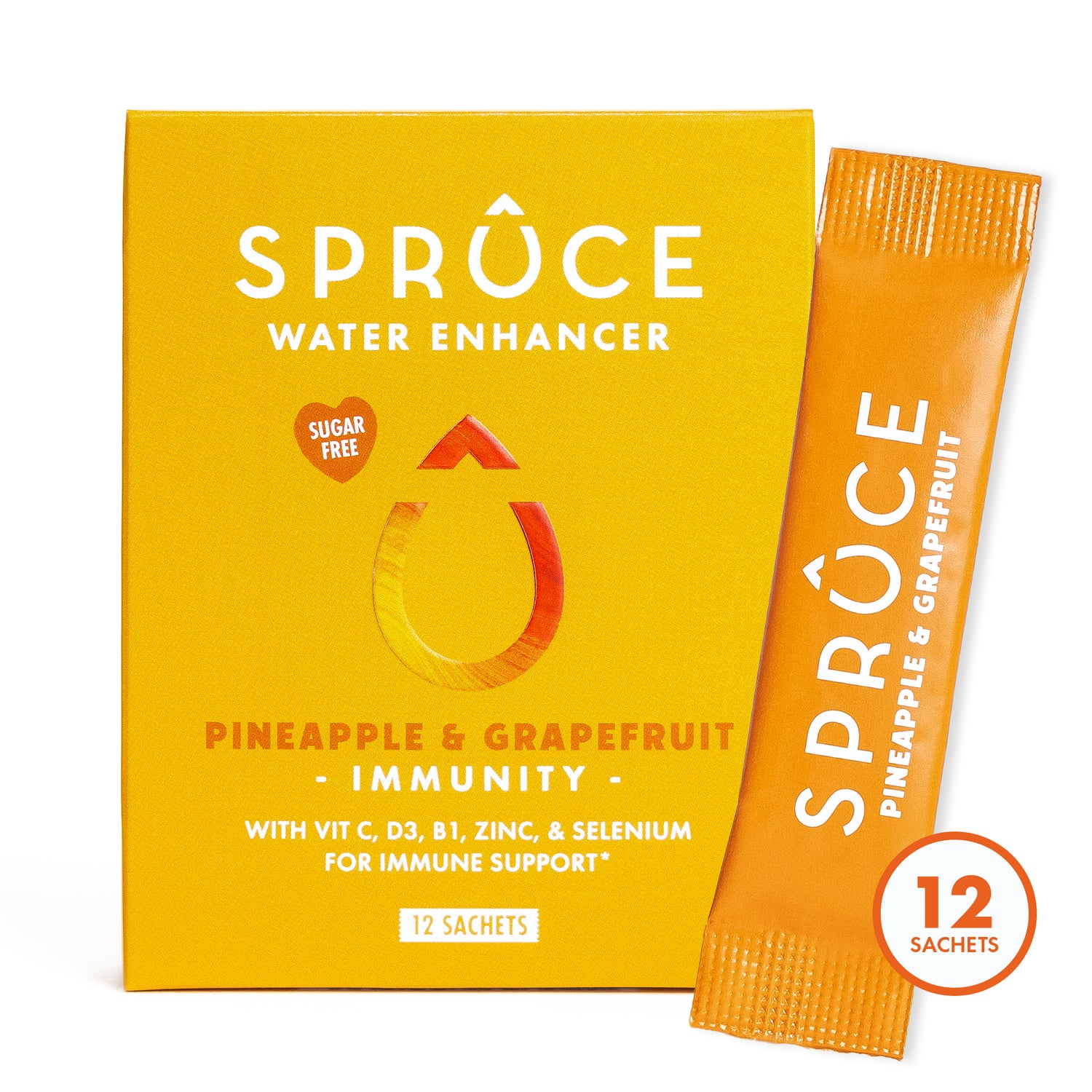 Spruce water enhancer - 12 servings - Natural Sugar Free with 8 Essential Vitamins and minerals - Available in 4 Flavors - enara wellness