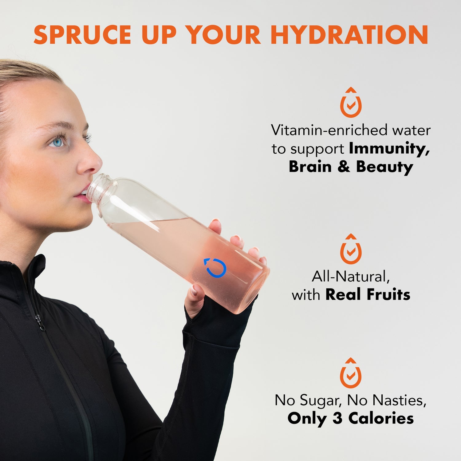 Spruce water enhancer - 12 servings - Natural Sugar Free with 8 Essential Vitamins and minerals - Available in 4 Flavors - enara wellness
