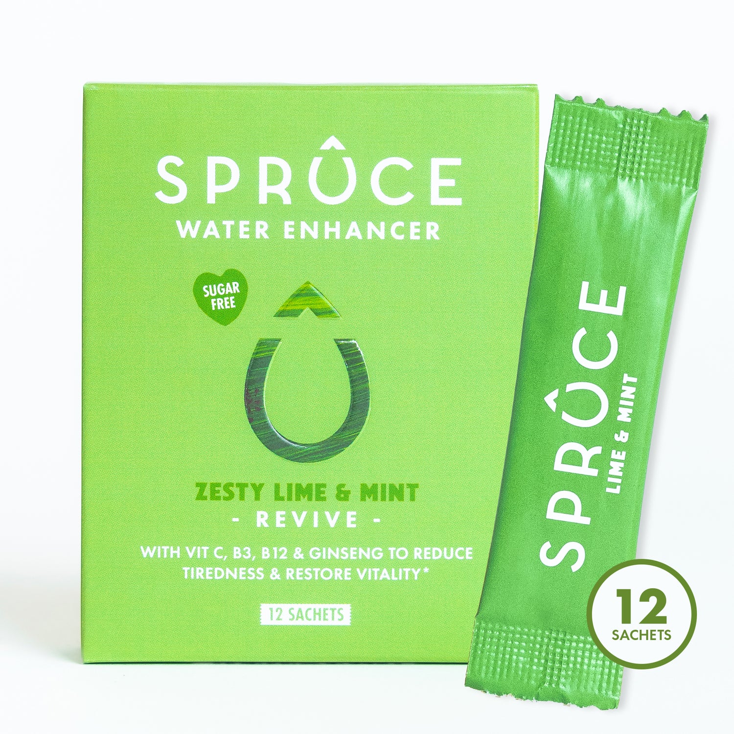 Spruce water enhancer - 12 servings - Natural Sugar Free with 8 Essential Vitamins and minerals - Available in 4 Flavors - enara wellness