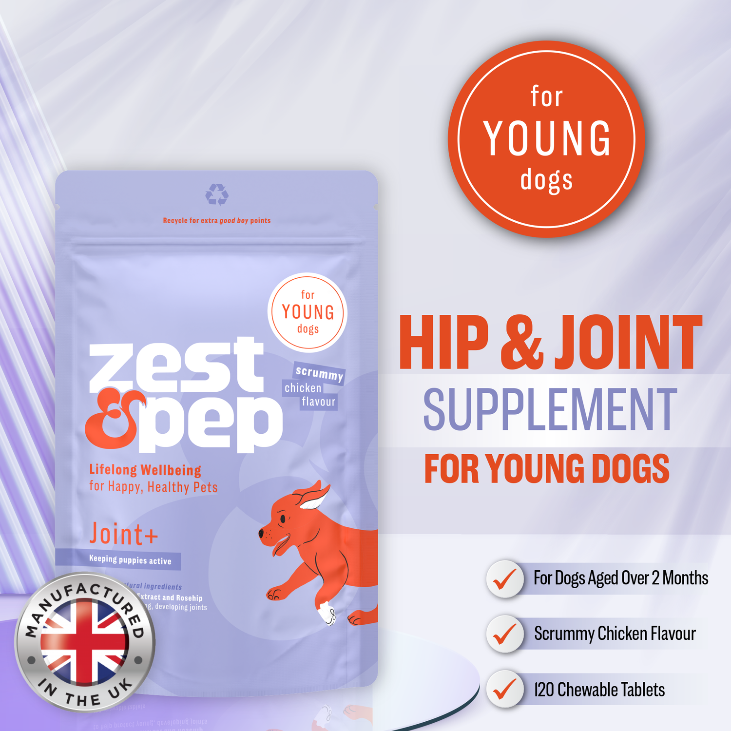 Joint & Hip Supplement For Younger Dogs