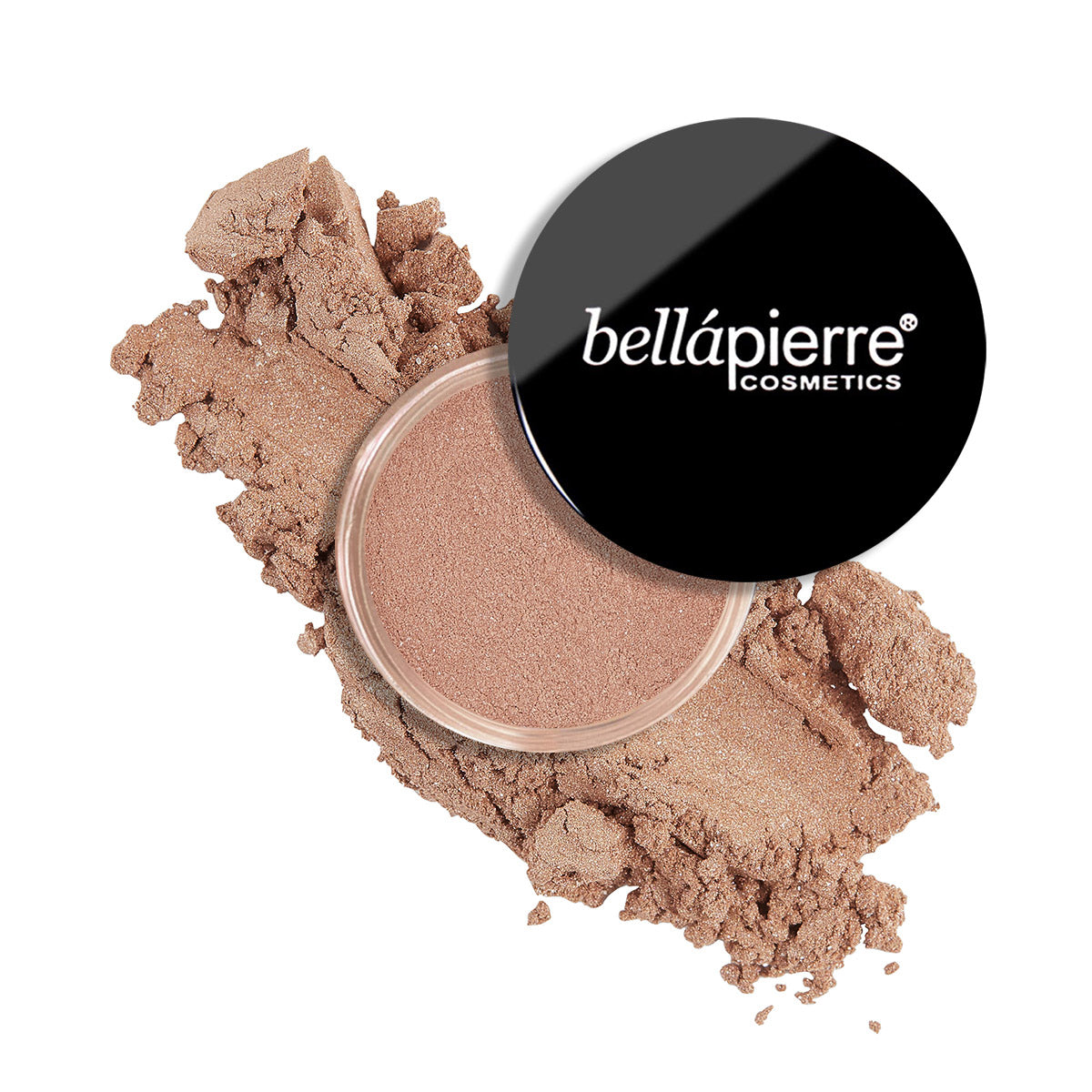 bellapierre Shimmer Powder. Made with Pure Mica Powder. Multi-application: Eye Shadow, Cream Eye Shadow, Blush, Eye Liner, Lip Color, Nail Polish, Tinted Mascara, Bronzer. TrueSkinity