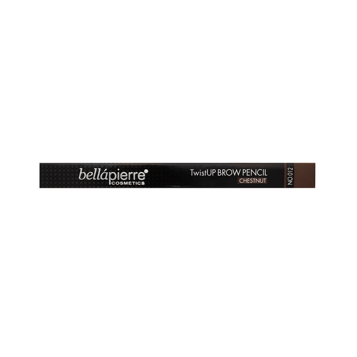 bellapierre TwistUP Brow Pencil. Ultra-slim, retractable brow pencil with a spoolie for grooming brows beforehand and blending afterwards. TrueSkinity