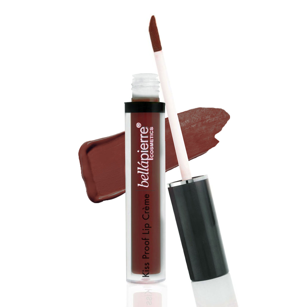 bellapierre Kiss Proof Lip Crème. Full Coverage and Long-Lasting Liquid Lipstick. Non-Toxic and Paraben Free. TrueSkinity