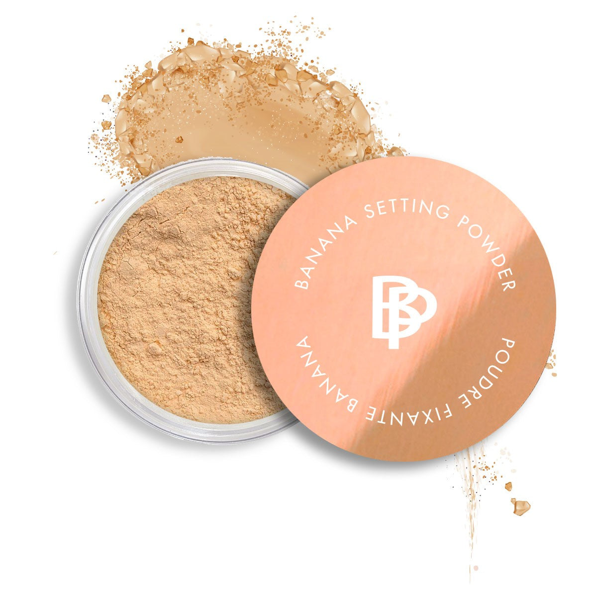 bellapierre Banana Setting Powder. A color-correcting setting powder that has a yellow hue to counteract any redness or discoloration. Ideal for setting under eye makeup, spot correcting, or even used as a base eyeshadow. TrueSkinity