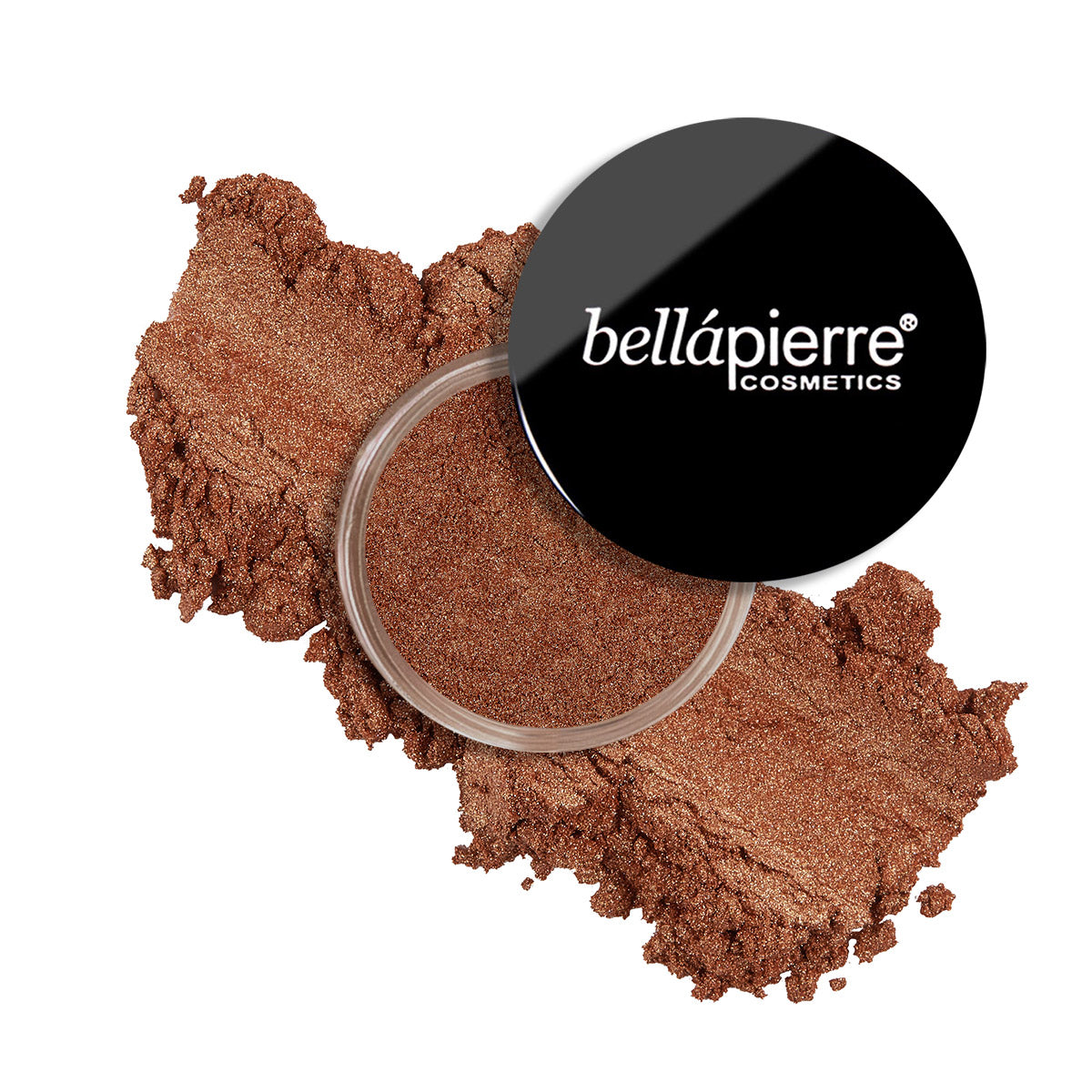 bellapierre Shimmer Powder. Made with Pure Mica Powder. Multi-application: Eye Shadow, Cream Eye Shadow, Blush, Eye Liner, Lip Color, Nail Polish, Tinted Mascara, Bronzer. TrueSkinity
