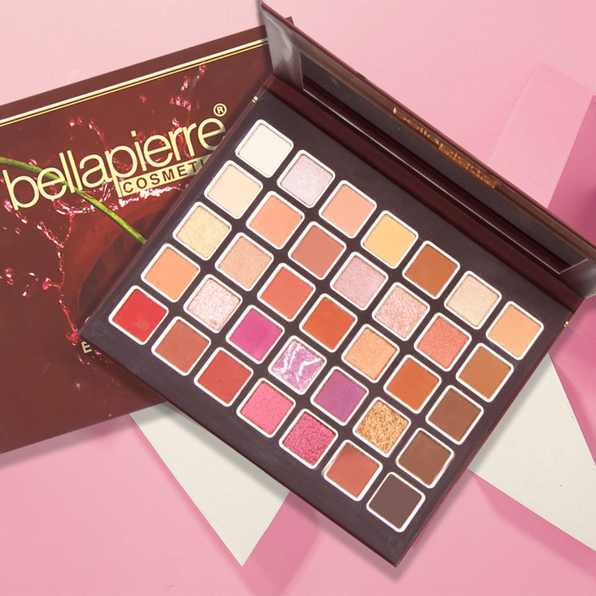 bellapierre 35 Color Eyeshadow Palette. Mineral-Based & Light-Weight Formula. Non-Toxic & Paraben Free. TrueSkinity