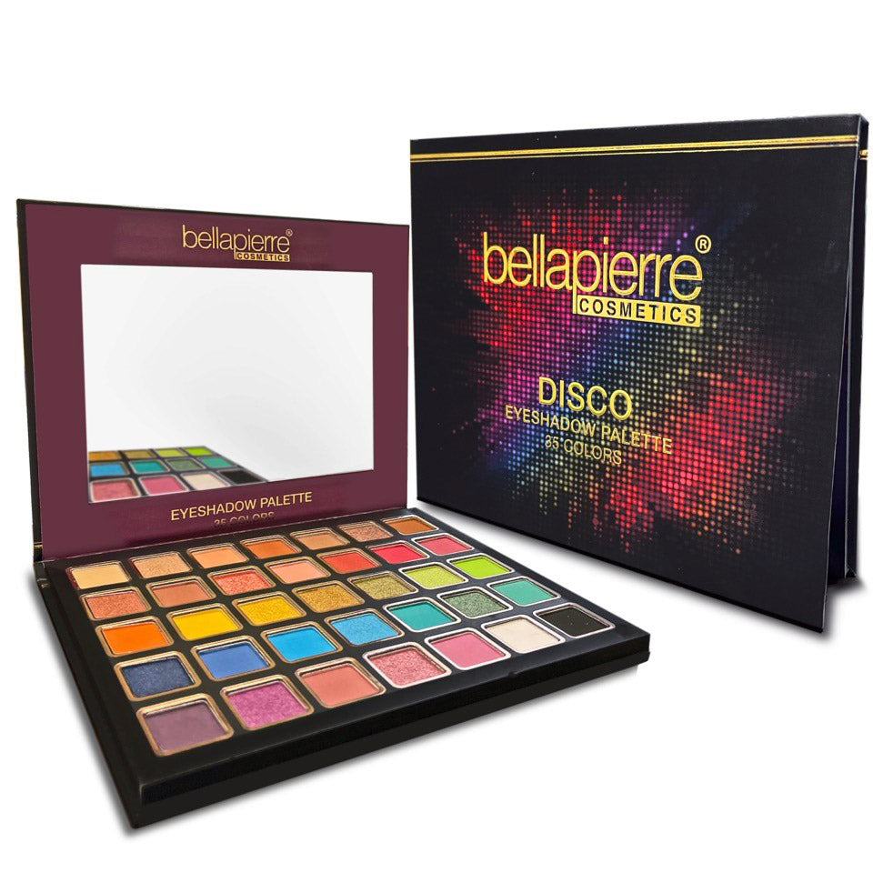 bellapierre 35 Color Eyeshadow Palette. Mineral-Based & Light-Weight Formula. Non-Toxic & Paraben Free. TrueSkinity