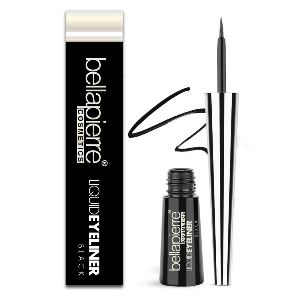 bellapierre Liquid Eyeliner. Mineral-based. Quick-drying, Wax-based Blend Delivers a Flawlessly Matte Finish. Long-lasting. TrueSkinity