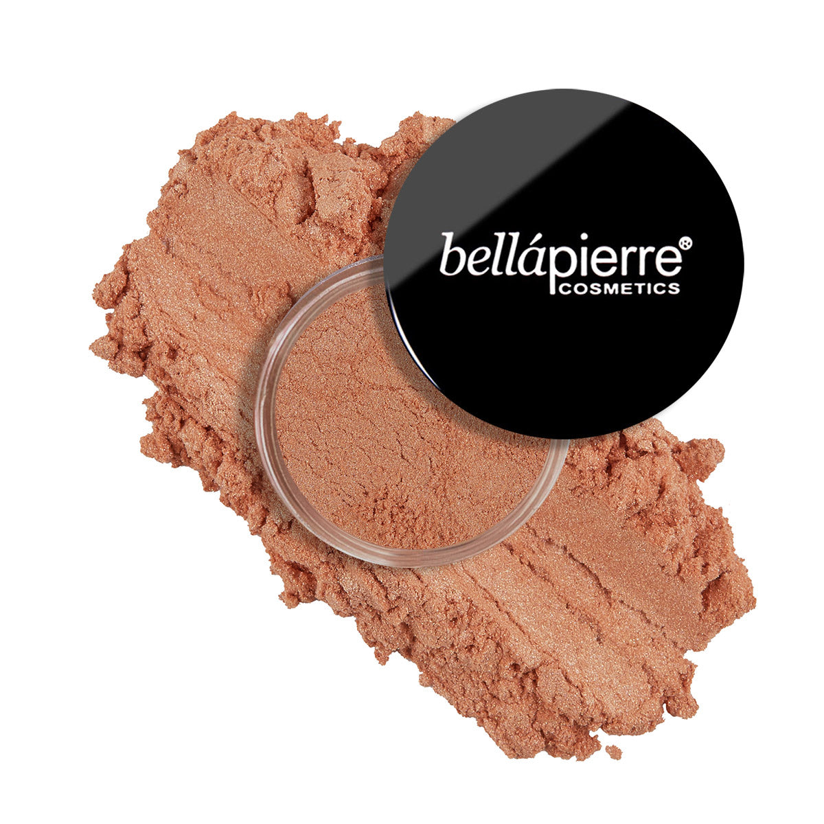 bellapierre Shimmer Powder. Made with Pure Mica Powder. Multi-application: Eye Shadow, Cream Eye Shadow, Blush, Eye Liner, Lip Color, Nail Polish, Tinted Mascara, Bronzer. TrueSkinity