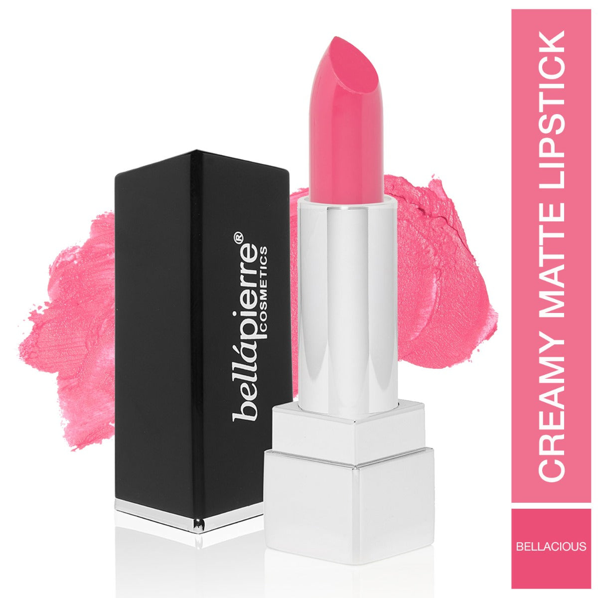bellapierre Mineral Lipstick. All natural with mineral pigments, iron oxides and Vitamin C & Vitamin E for luscious, flawless lips.