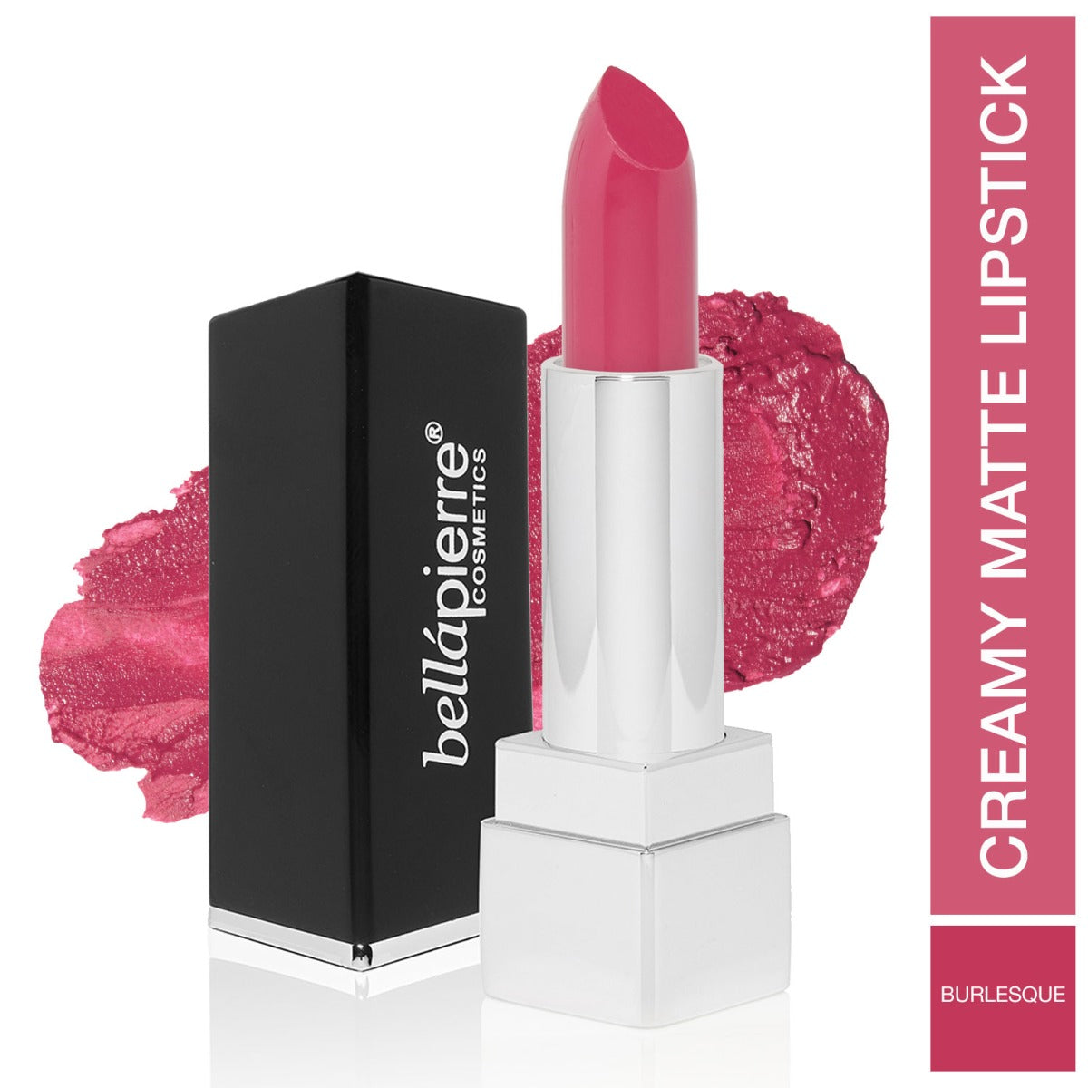 bellapierre Mineral Lipstick. All natural with mineral pigments, iron oxides and Vitamin C & Vitamin E for luscious, flawless lips.