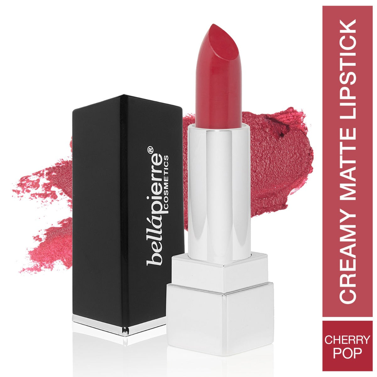 bellapierre Mineral Lipstick. All natural with mineral pigments, iron oxides and Vitamin C & Vitamin E for luscious, flawless lips.