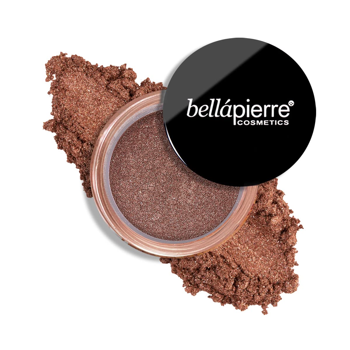 bellapierre Shimmer Powder. Made with Pure Mica Powder. Multi-application: Eye Shadow, Cream Eye Shadow, Blush, Eye Liner, Lip Color, Nail Polish, Tinted Mascara, Bronzer. TrueSkinity