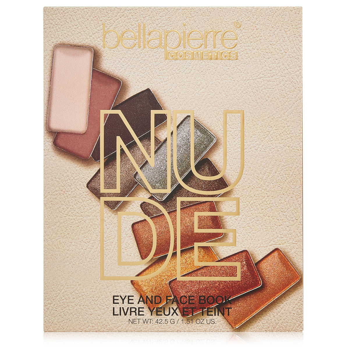 bellapierre Eye and Face Book. Full Face Palette Featuring 25 Eyeshadows with Bronzer, Blush, and Highlighter Finishes. Non-Toxic & Paraben-Free.  TrueSkinity