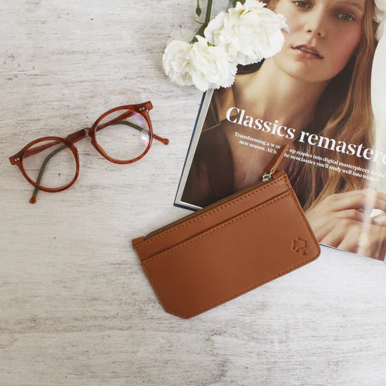 Havane Flowered Card Holder - Elsey & Essie